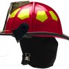 CASCO DE BOMBERO 8 VENAS V/INTEGRADO ROJO UNIDADES