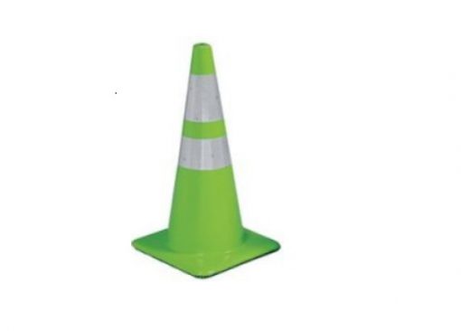 CONO VIAL FLEXIBLE COLOR VERDE DE 28" UNIDADES